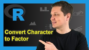 Convert Character to Factor in R (3 Examples) | Vector, Data Column & Variables | as.factor Function