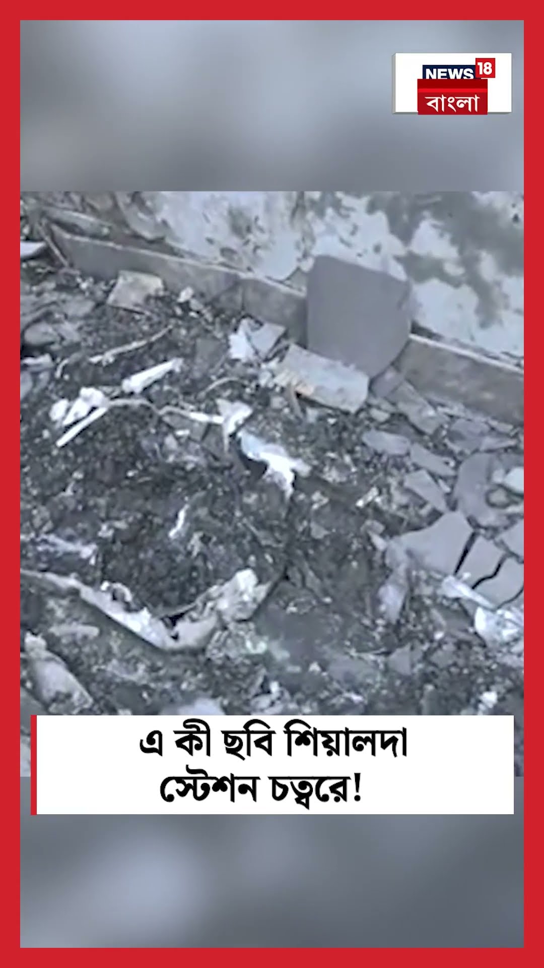 এ কী ছবি Sealdah Station চত্বরে! #shorts