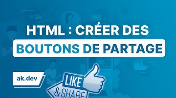 Créer des boutons de partages pour les réseaux sociaux en HTML !