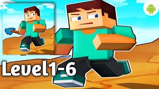 Craft Runner Miner Rush - Gameplay android Waklthorugh - Steve Run Level1-6 Indonesia screenshot 3