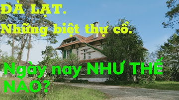 Biệt thự cổ tại khu biệt thự Trần Hưng Đạo Đà Lạt ngày nay ra sao? 13-2-2023.