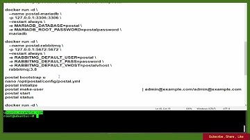 How To Install Postal SMTP Server On Ubuntu 20.04 ( Docker Version )