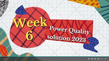 Power quality NPTEL Assignment week 6 solution 2023