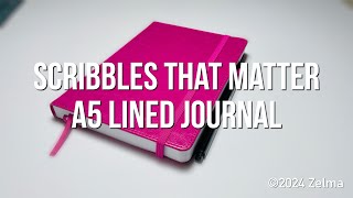 Scribbles That Matter A5 Lined Journal - Unboxing and Review