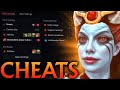 Queen of Pain with cheats showed her real power! Umbrella Dota 2
