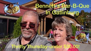 Bennett’s BarBQue in Gatlinburg & It’s Thrifty Thursday!