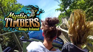 2019 Mystic Timbers Wooden Roller Coaster On Ride HD POV Kings Island