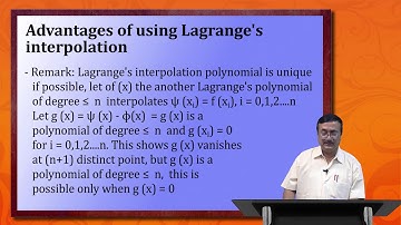PGMT-EMT - Numerical Analysis (Spline Polynomial) by Prof. Sanjay Sen Part - 1