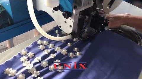 UNIX Pearl Attaching Machine With Sequence Device | Moti Lagane Ki Machine | Moti Lagawa Ni Machine