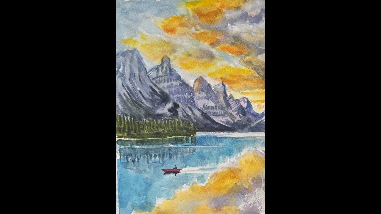 水彩风景画Watercolor Landscape 수채화풍경260522 - YouTube