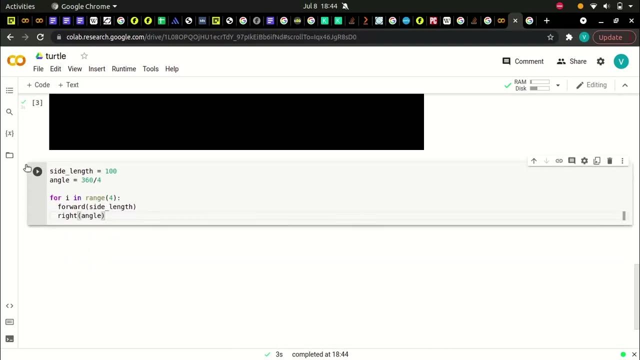 Using Turtle in Google Colab Series Part 4 - YouTube