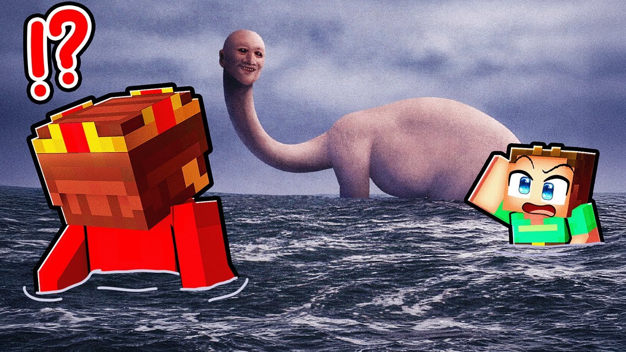 WIR SIND ZU WEIT IN DEN OZEAN HINEINGESCHWOMMEN IN MINECRAFT!