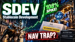 Stablecoin Development SDEV: 108% Explosion With No Disclosed Catalyst - SKY NAV vs Dilution #SDEV