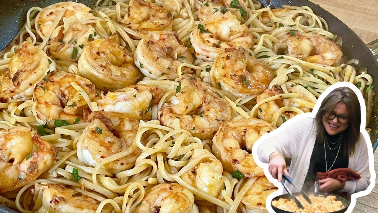 How to Make 'Nduja Scampi and Linguini Rachael Ray YouTube