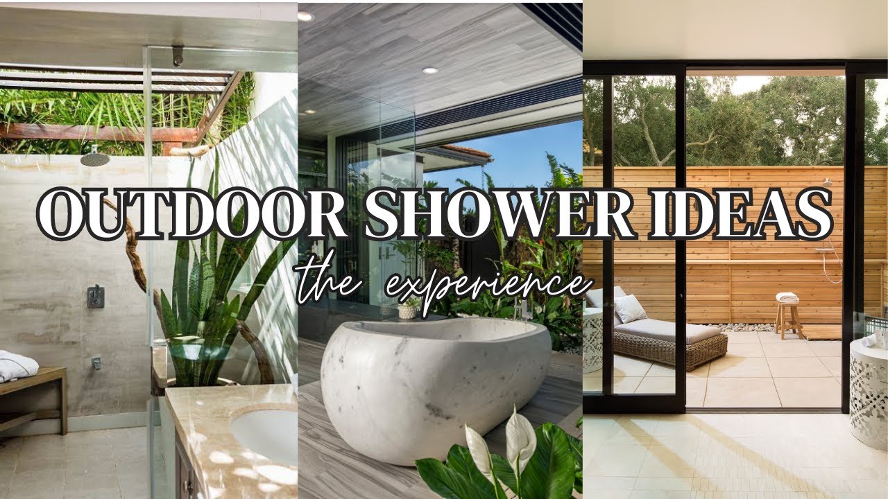 Outdoor Shower Ideas - YouTube