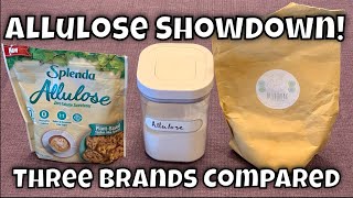 Allulose Showdown  Three Brands Compared