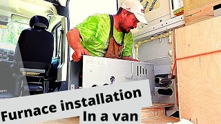 Installing a Suburban RV furnace in a van