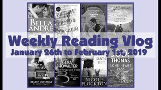 Weekly Reading Vlog ⭐ January 26th to February 1st, 2019