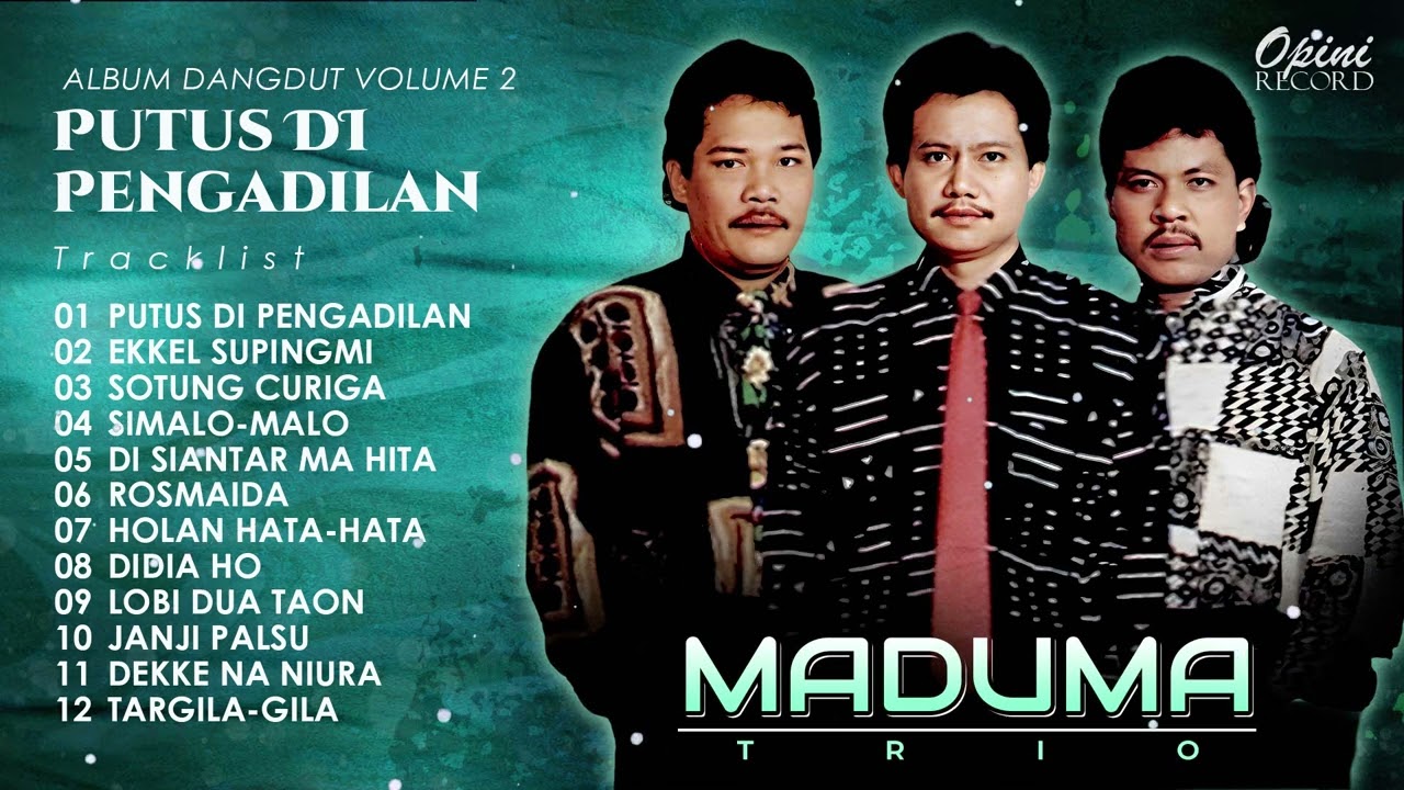 Album Batak Putus Di Pengadilan - Maduma Trio