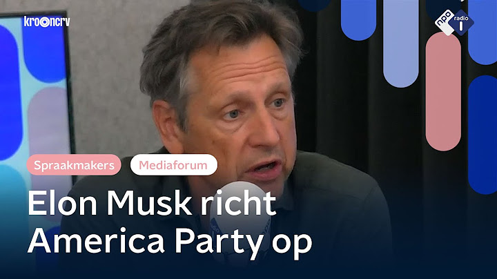 Wordt Musk politieke grootmacht? 'Kans is klein, maar voor Trump is dit vervelend' | Mediaforum