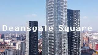 Deansgate Square - Manchesters Highest Building In 2022 - 4K Hdr Drone Video