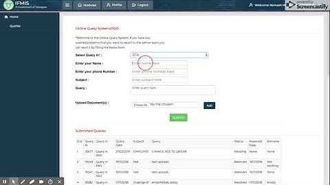 How to use Query system   IFMISDDO Tutorials