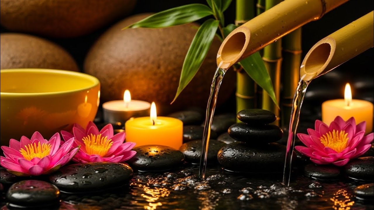 Beautiful Relaxing Music 🌿 Nature Sounds, Meditation Music, Spa Music, Calming Piano, Bamboo