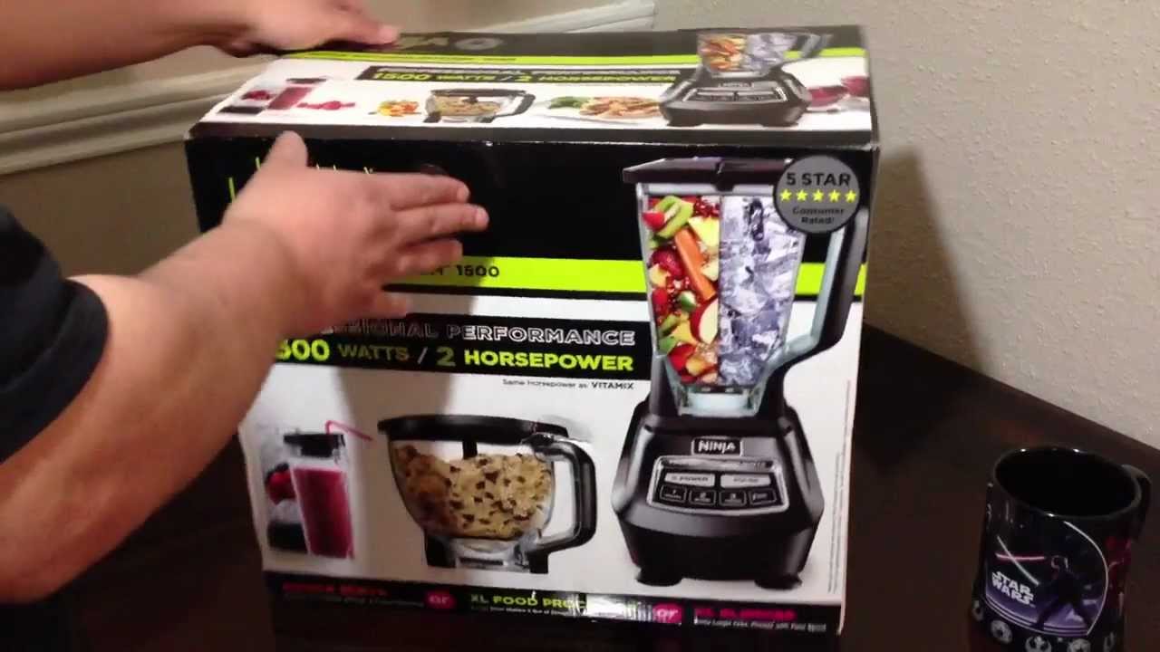 Ninja Pro 1500 watt with mega kitchen system box