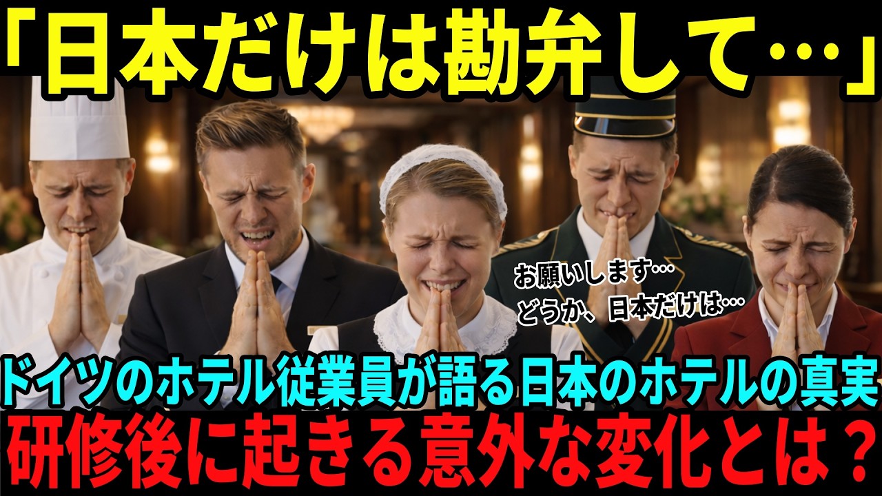 【海外の反応】「日本だけは許してください」ドイツ名門ホテルのベテラン従業員達が日本の宿泊客を恐れる理由とは？