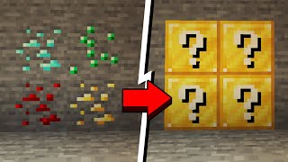 Minecraft: TODOS OS MINÉRIOS VIRARAM LUCKY BLOCK!