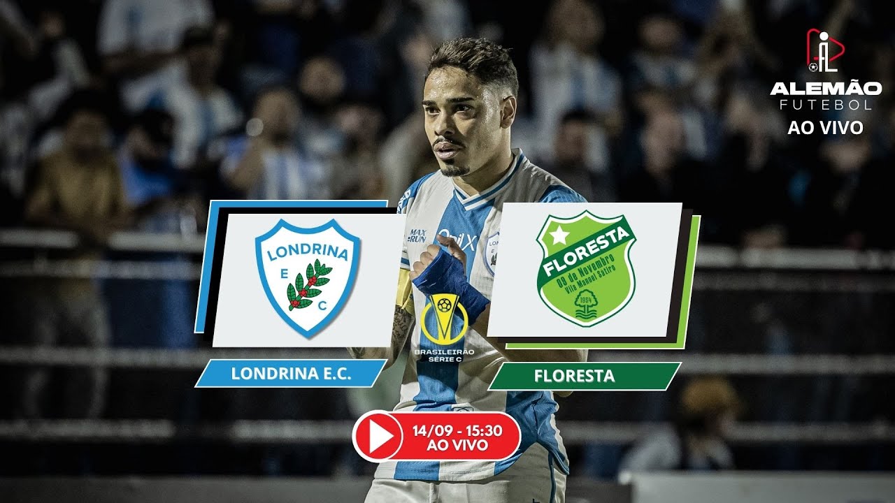 LONDRINA X FLORESTA AO VIVO DO VGD | BRASILEIRÃO SÉRIE C | JORNADA ...