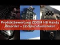 Produktbewertung ZOOM H8 Handy Recorder – 12-Spur-Audiorekorder mit Touchscreen und App-Bedienung, a