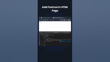 Add Favicon In HTML Page  #javascript #css #coding