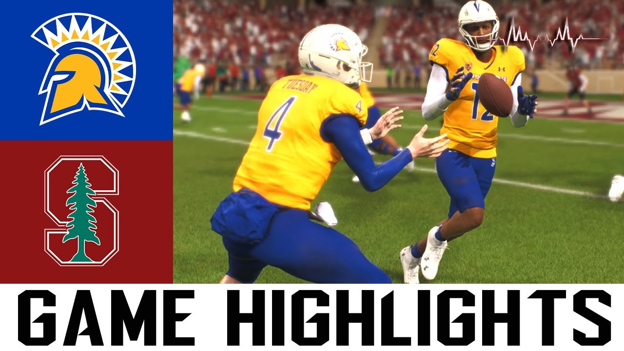 COLLEGE FOOTBALL 25 | San Jose State Spartans at Stanford Cardinal Highlights - Week 14 | Season 1