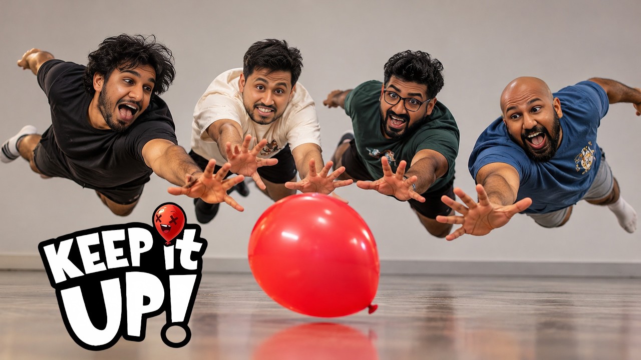 🔴balloon එක බිම වැටුනොත් ඉවරයි | Keep It Up! with The Bois