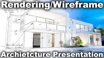 Rendering Wireframe Combination in Revit Tutorial