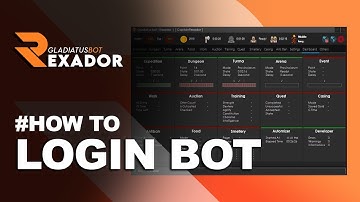 REXADOR GLADIATUS BOT [2020] – HOW TO LOGIN