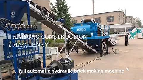 KAIDONG machinery QT5-15 full automatic machine