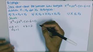contoh soal & pembahasan Teorema akar-akar vieta berderajat n #sukubanyak #matematika