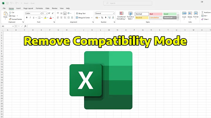 How To Remove Compatibility Mode in Microsoft Excel