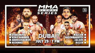 картинка: MMA Global Series / Дьяконов vs Майкон / Нокаут / Абдулхаликов vs Жакаре / Гаджибабаев vs Хаммер