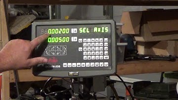 ShenZhen HXX GCS900 2DB Lathe Dro Install Part 9: Setting up Diameter / Radius Mode