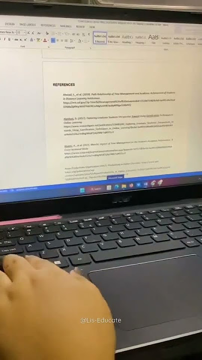 APA format References #shorts #viral #ytshorts