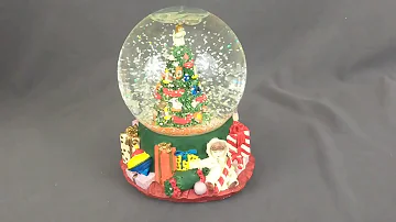 San Francisco music box company Christmas snow globe