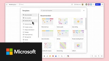 Create custom templates in Microsoft Whiteboard