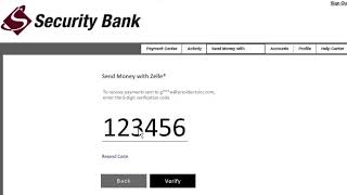 Enroll in ZELLE from Security Bank screenshot 4