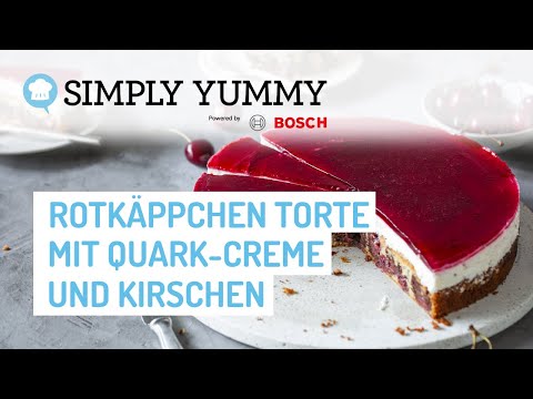 Die beste Rotkäppchen-Torte: Mamas Geheimrezept mit Quarkcreme & Kirschen 😍🍒 | SIMPLY YUMMY Rezepte