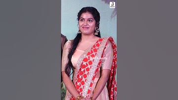 Actress Tejaswirao 🫶At Raju weds Rambai Trailer Launch Event💥☺️