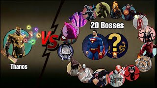 THANOS with Infinity Gauntlet Vs 20 Legendary + Apex Legendary Bosses | Most Epic Video | YY KAUSHIK