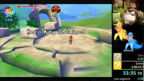 Crash Mind Over Mutant [PS2] - Speed Run in 1:28:48 (Live Commentary)